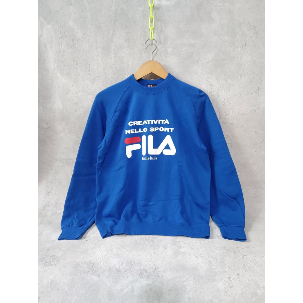 (CR 017) vintage fila bj borg bjorn crewneck sweatshirt
