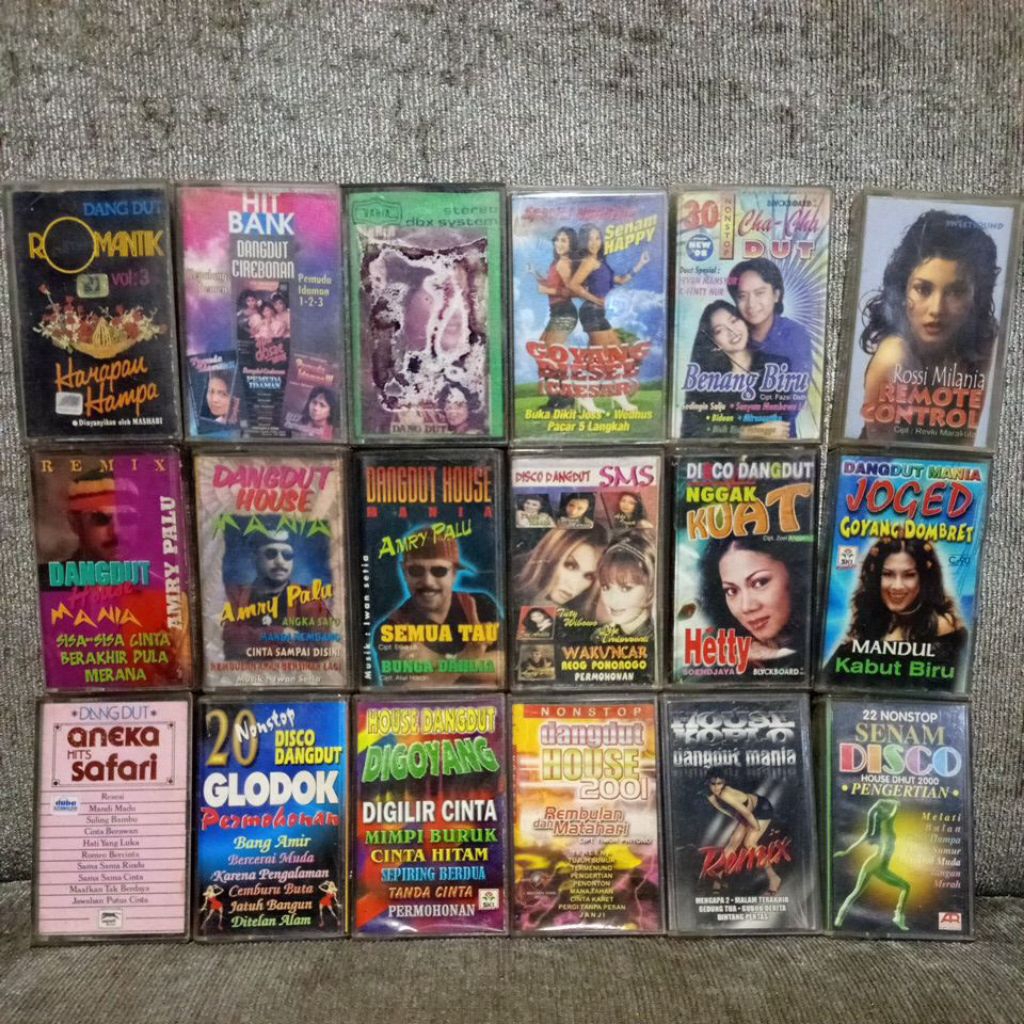 kaset seleksi dangdut campuran
