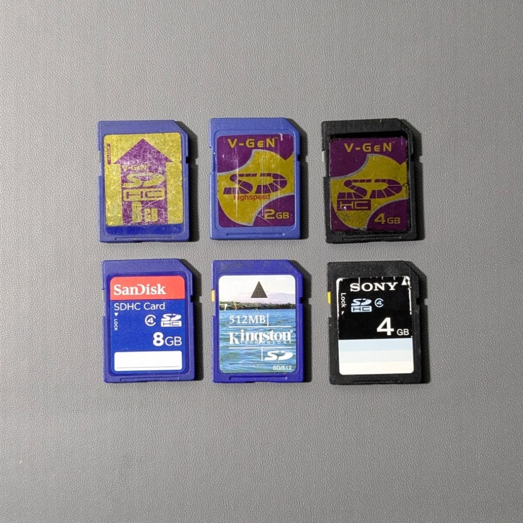 Memori SDHC 512mb - 8gb ORIGINAL