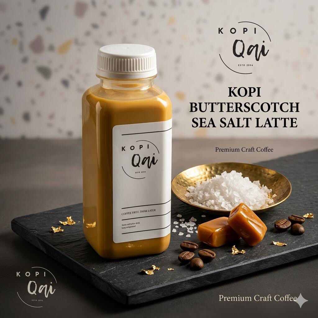 Butterscotch Sea Salt Latte 250ml