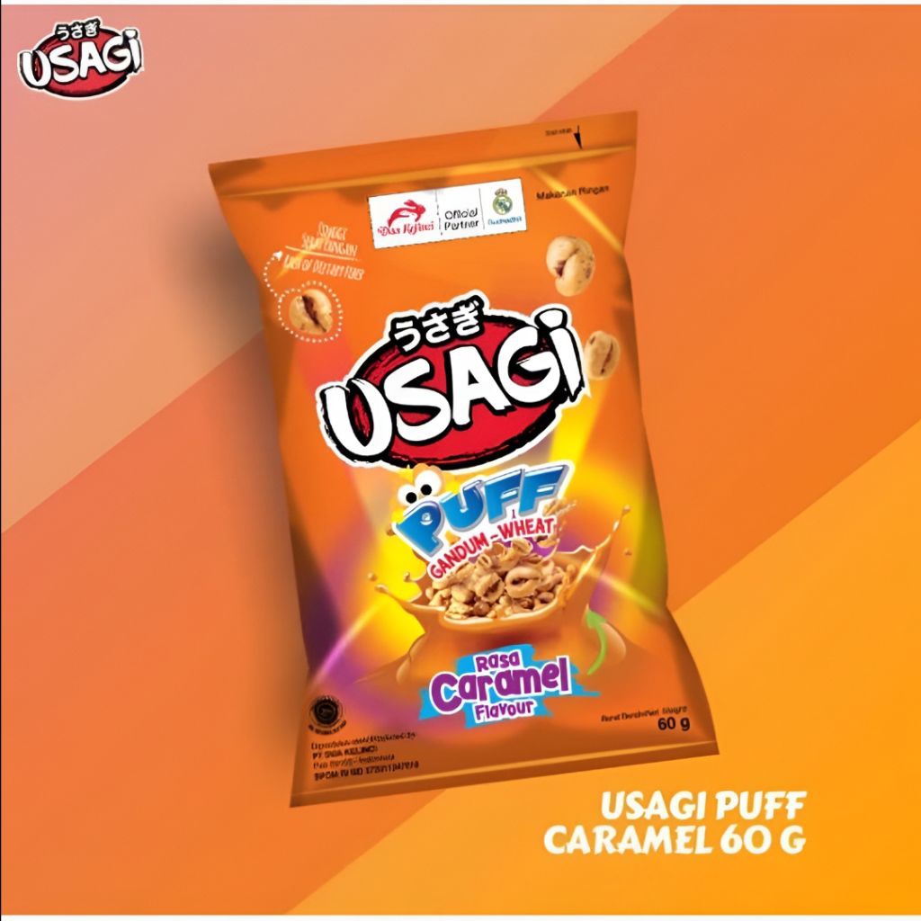 Usagi Puff Caramel 60 Gram
