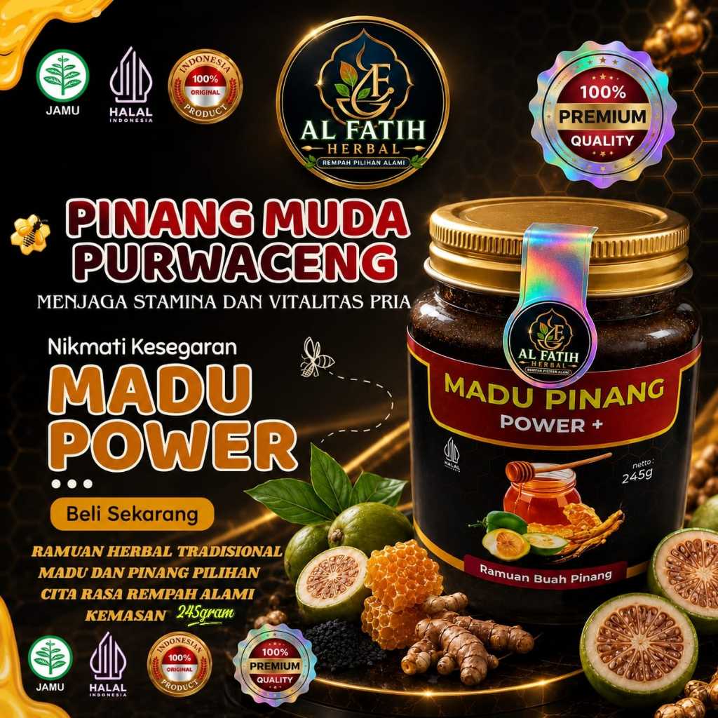 MADU KUAT POWER PINANG PLUS ORGINAL ASLI BPOM