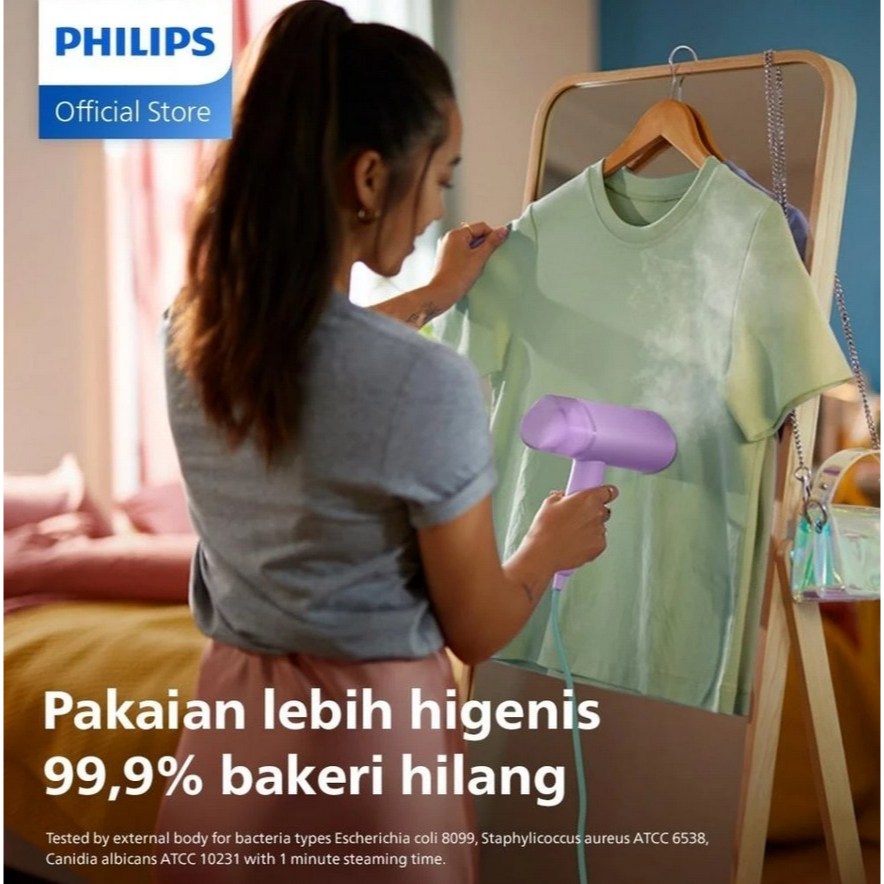 SETRIKA SETERIKA UAP PHILIPS IRON STEAMER PORTABLE BISA DILIPAT Handheld Steamer 3000 Series STH3010