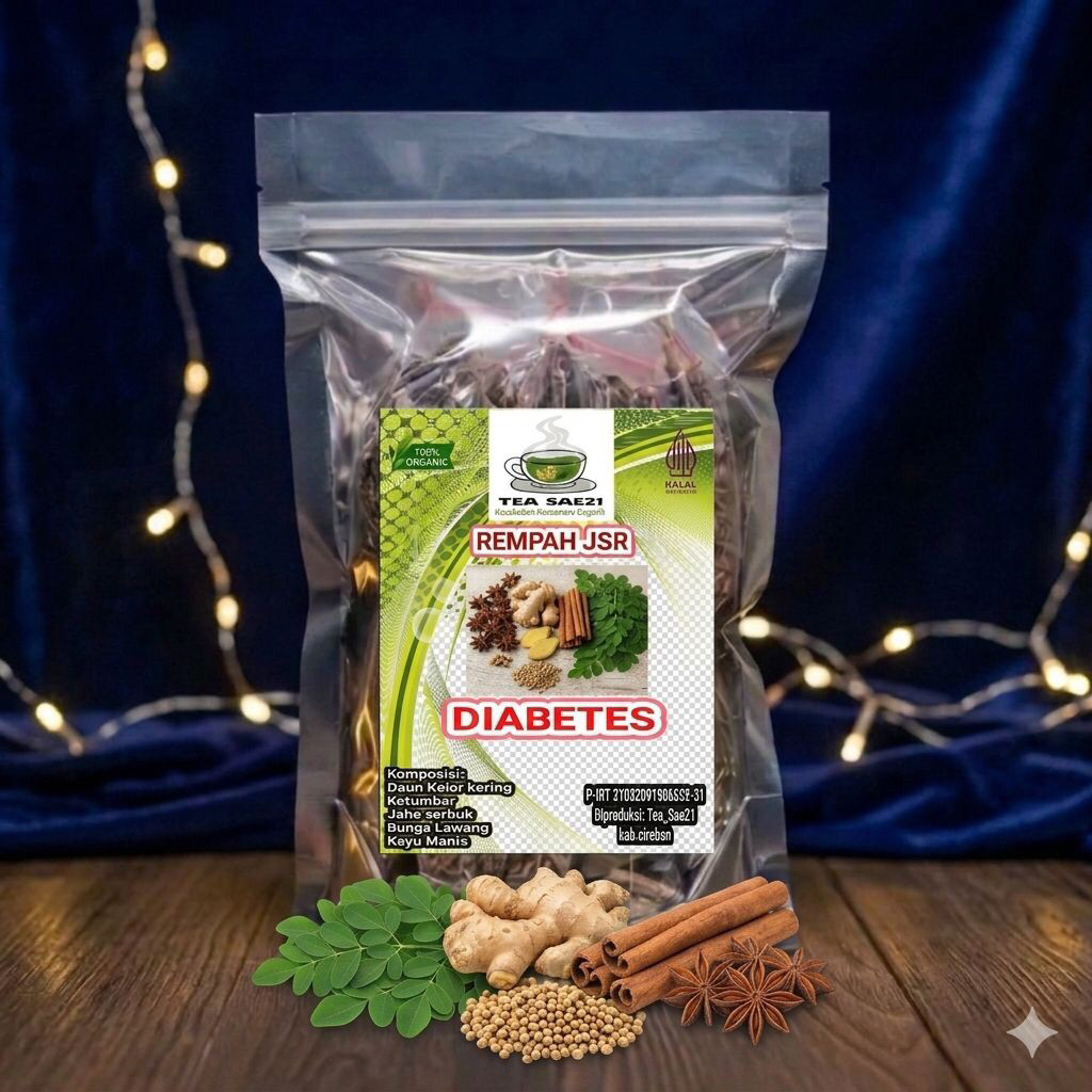 (1 pack 10 shaset) Rempah DIABETES ( daun kelor,kayu manis bubuk,jahe bubuk,ketumbar,bunga lawang)