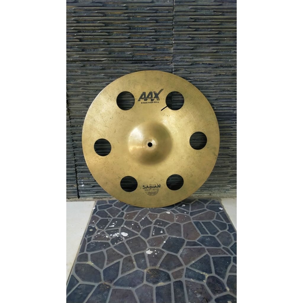 cymbal drum crash ozone 16 inch sabian aax bekas