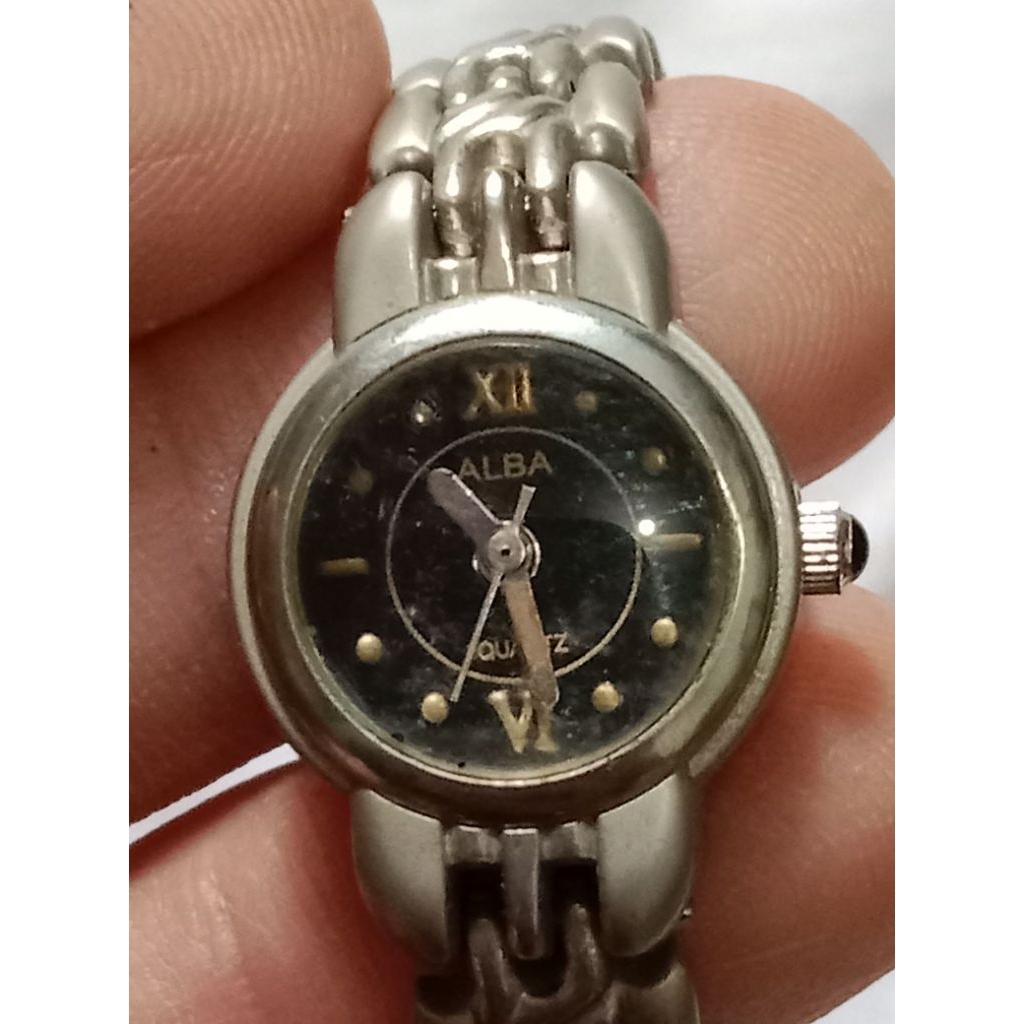 Jam tangan ALBA wanita Clasik jadul baru ganti baterai