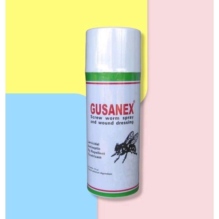 Gusanex Dicodine Spray Obat Luka Hewan Atasi Lalat Belatung Myiasis Sapi Kambing