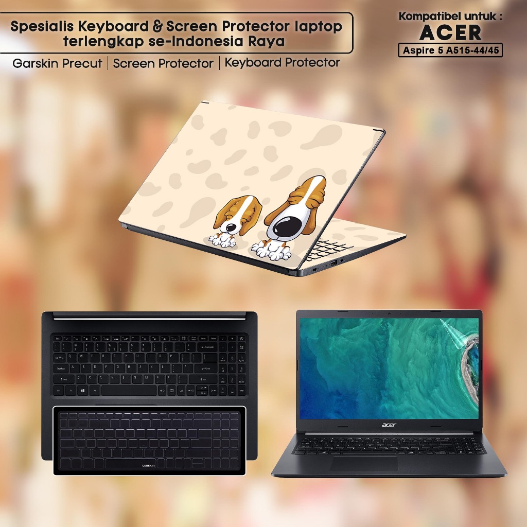 Screen Protector Anti Gores Cover Garskin Laptop Precut Custom Fit Kompatibel untuk Acer Aspire 5 A5