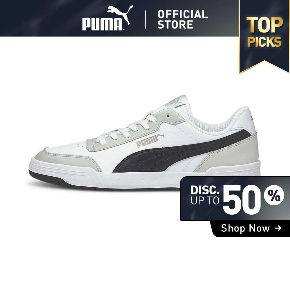 PUMA Sepatu Sneakers Caracal White-Black Gray