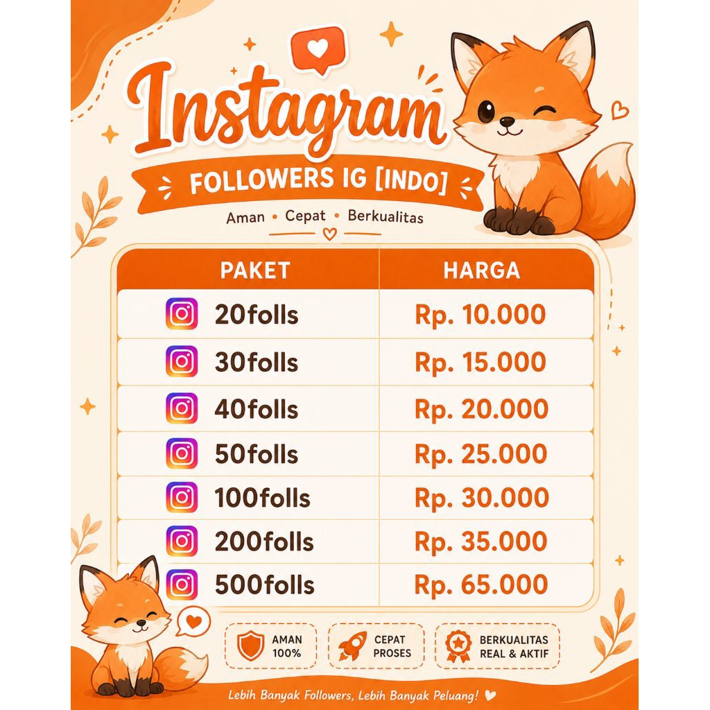 jasa booster followers instagram indo