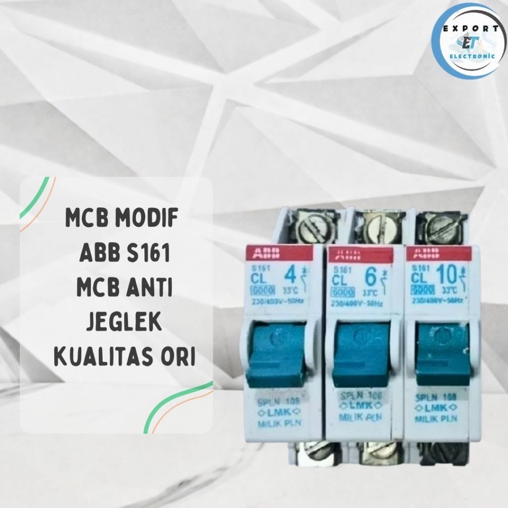 mcb pln abb S161 modifikasi anti jeglek