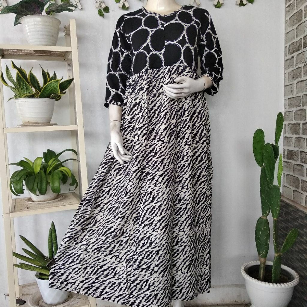Daster Huza Ori (Ld96,Pb134) Sekdress Wiru T7/8 Resleting HPM