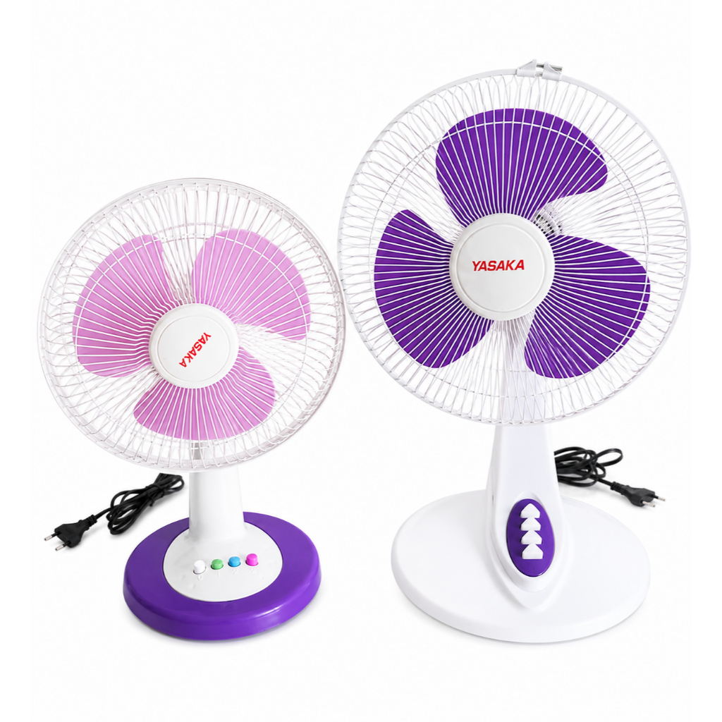 Kipas Angin Meja / Kipas Angin Duduk / Desk Fan 10inch/12inch - Yasaka 1001/1206