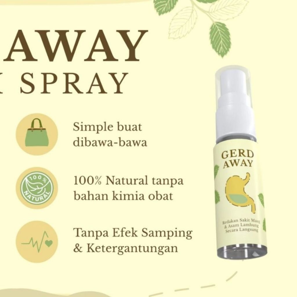 Gerd Away Mouth Spray Solusi untuk Redakan Sakit Maag dan Asam Lambung