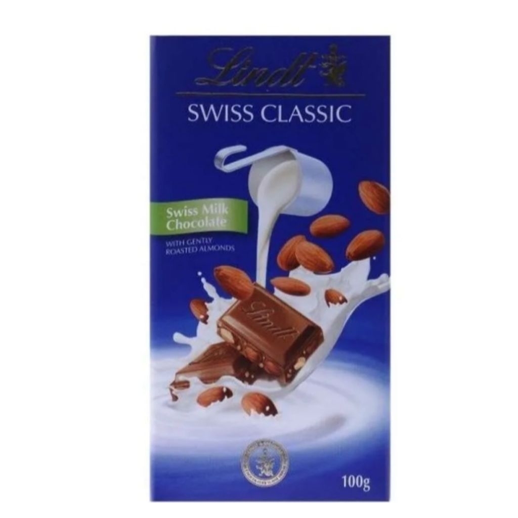 Lindt milk whole almond 100gr