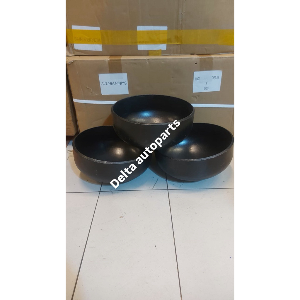Cap carbon steel / dop las besi 10” inch sgp