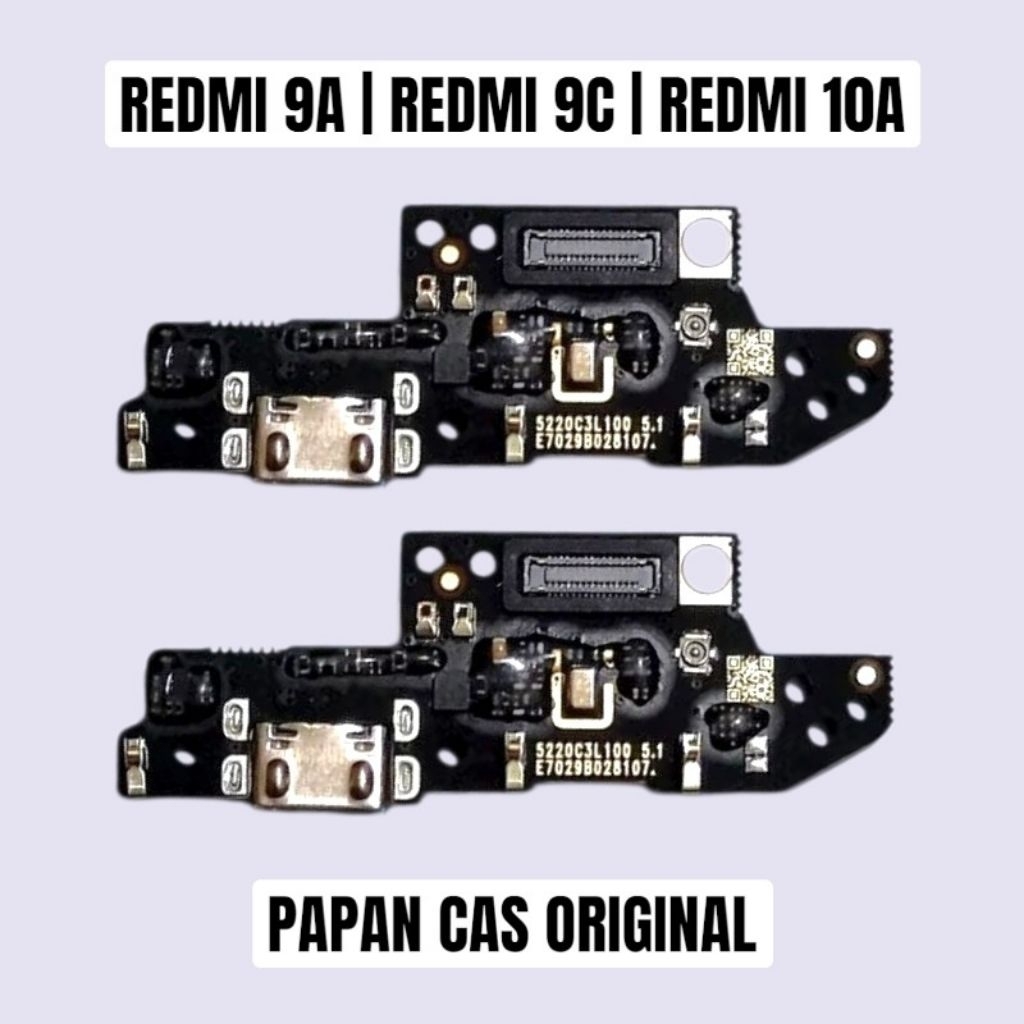 Redmi 9a | Redmi 9c | Redmi 10a Papan cas original full IC t/c + mic