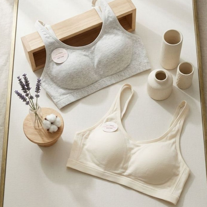 Bra Remaja Little Hearts by Young Hearts 20197 - Tanpa Kawat - Busa Tipis Kait 2 - Cup A/B Nyaman & 