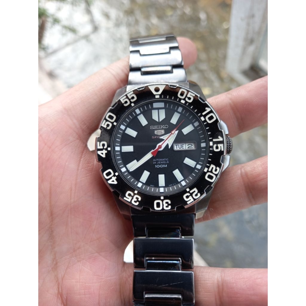 seiko SRP489K1 cal 4R36 AUTO MANUAL