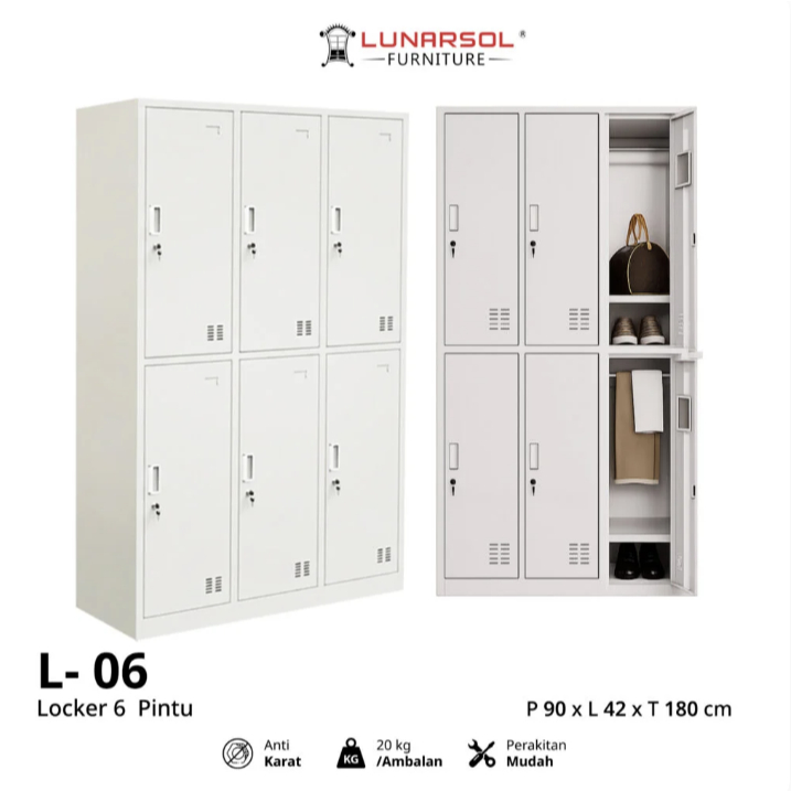 RF - LEMARI LOCKER BESI / LOCKER KARYAWAN BESI / LEMARI LOCKER ARSIP