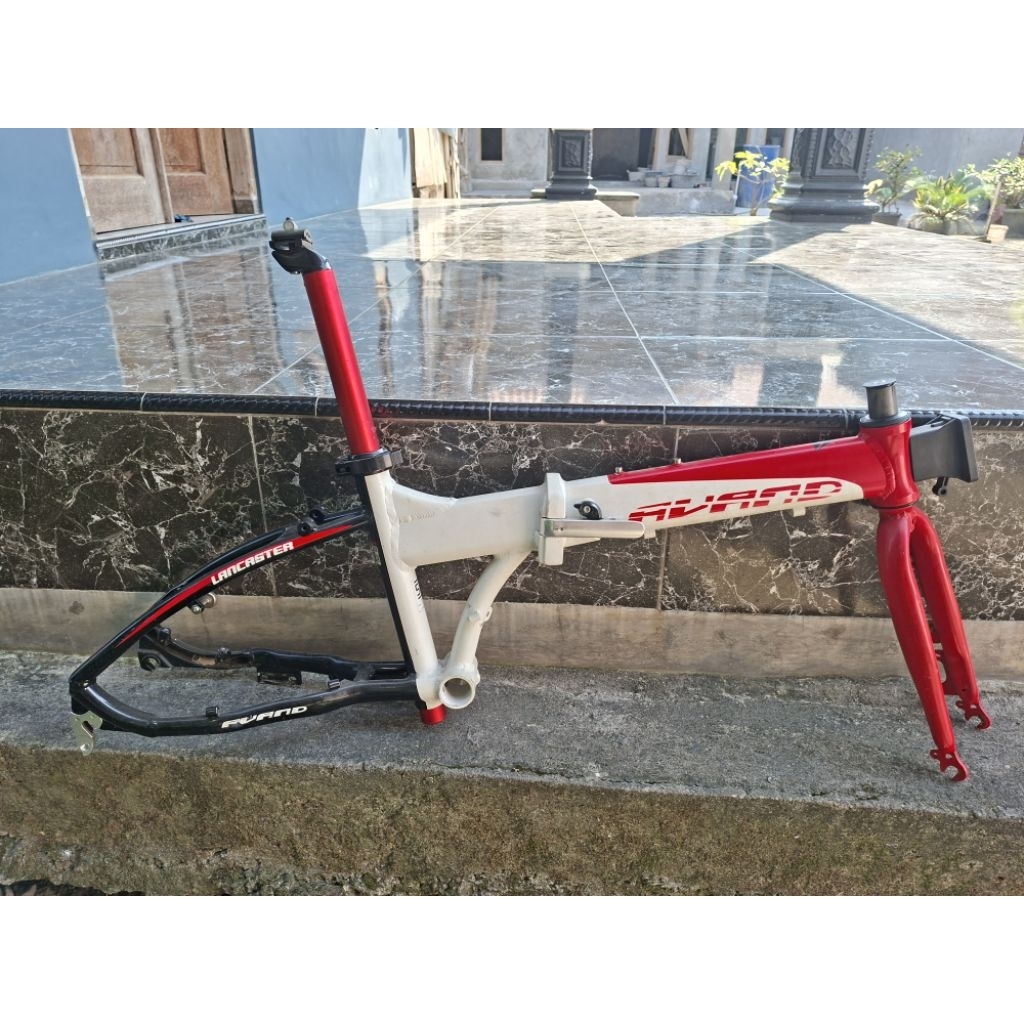 frame avand lancaster sepeda lipat ring 20 / 20 plus
