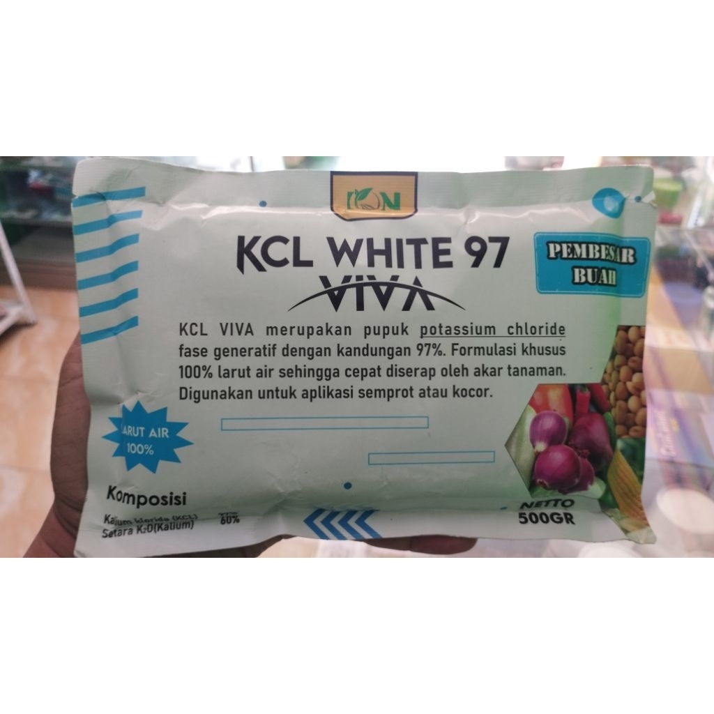 KCL VIVA 500gr KCL Putih Super Pembesar Buah 100% Larut Air