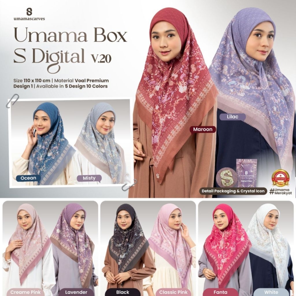 UMAMA BOX PREMIUM/SEGIEMPAT UMAMA MOTIF/UMAMA PREMIUM/UMAMA GROSIR