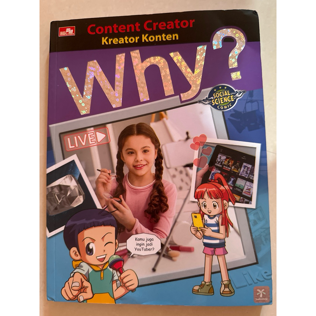 Buku komik pengetahuan Why