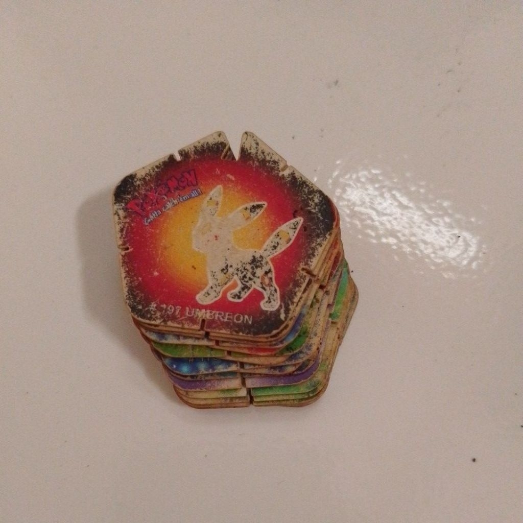 TAZOS TAJOS TAZOZ POKEMON PENTAZO JADUL VINTAGE HADIAH CHIKI BANYAK PILIHAN