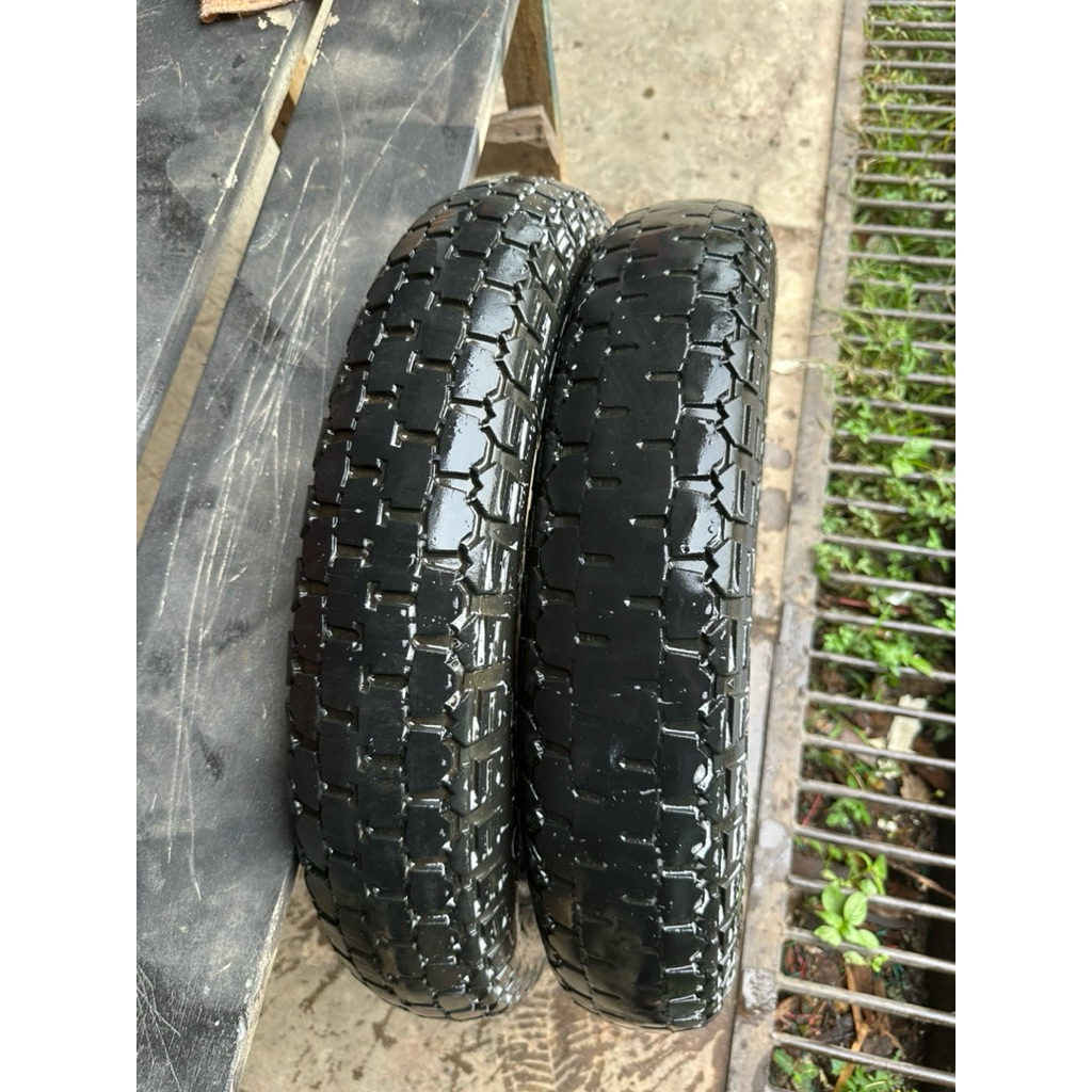 ban bekas motor custom model wiro ukuran 400 ring 17 depan belakanb