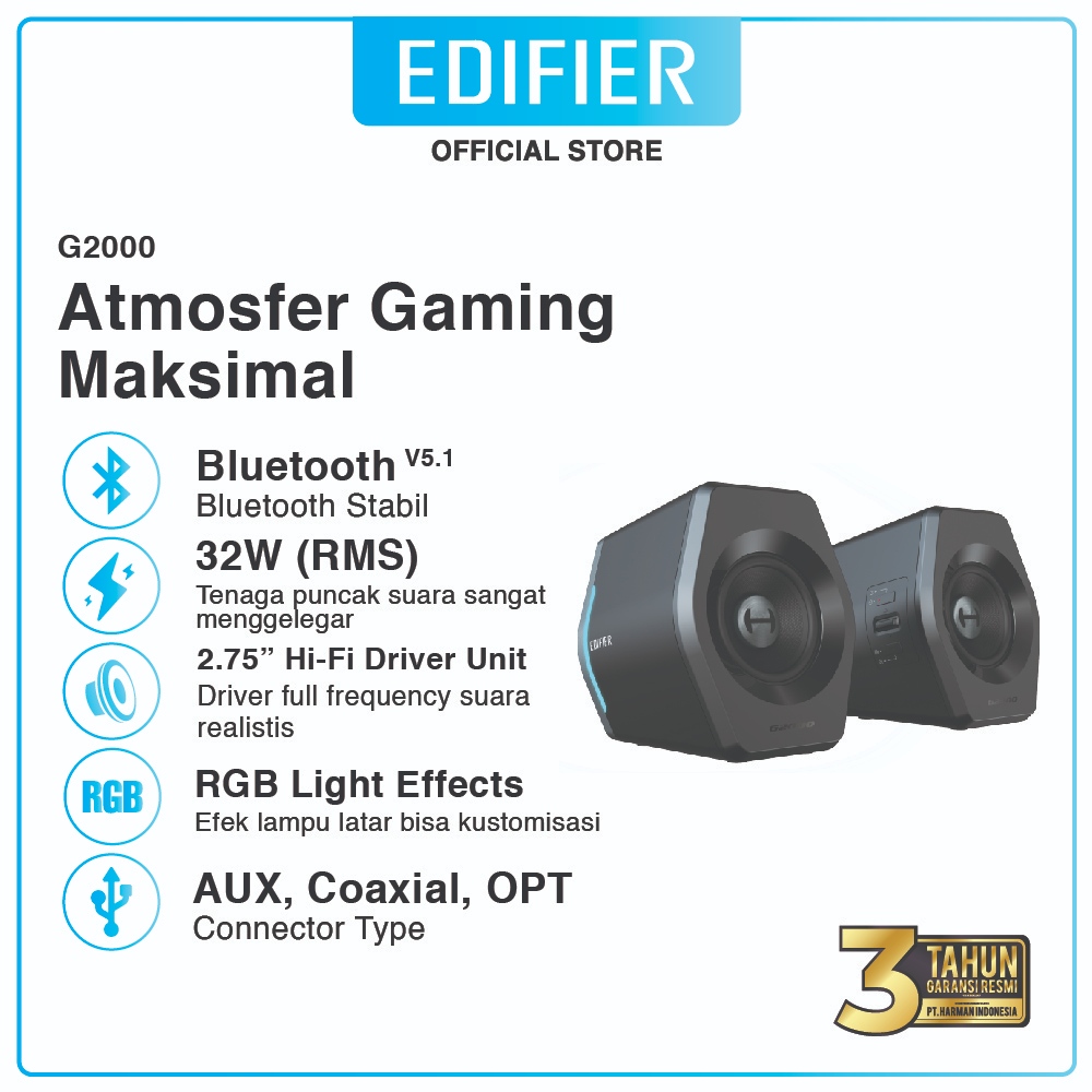 HECATE EDIFIER G2000 2.0 Gaming Speaker