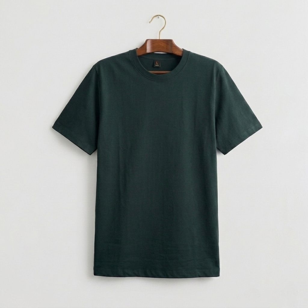 APOLLOS - KAOS POLOS HIJAU ARMY | COTTON MODAL |