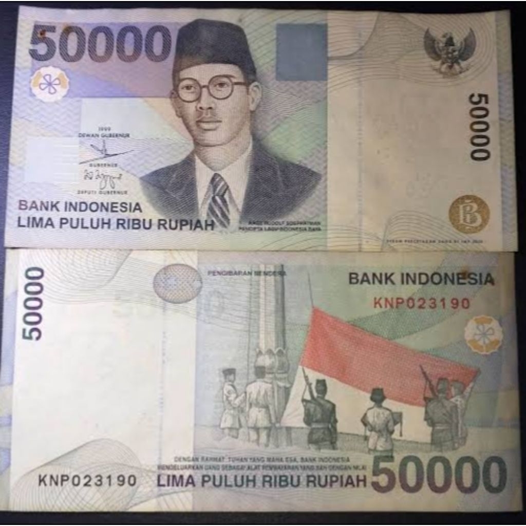 Uang Kuno 50000rupiah Wr Soepratman VF