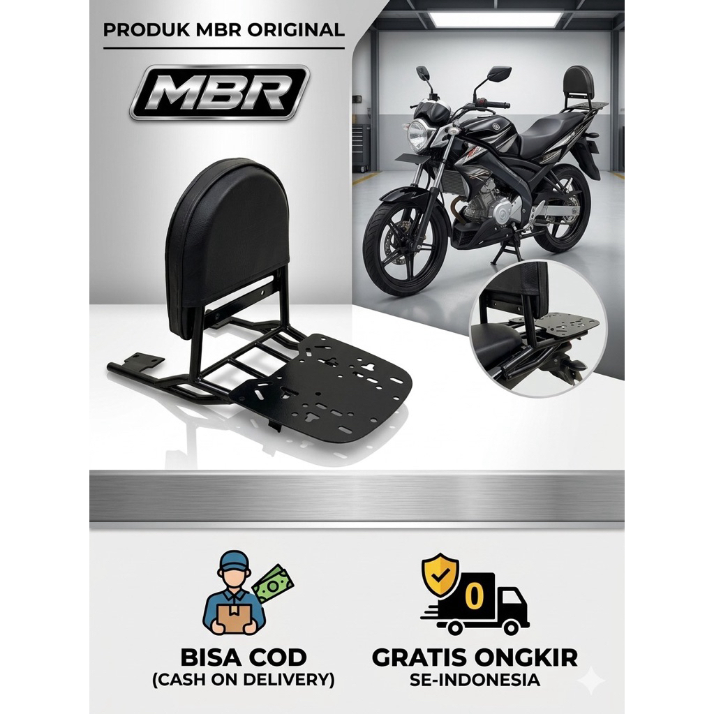 BREKET BEHEL SANDARAN JOK VIXION OLD PLUS TATAKAN BOX SHAD