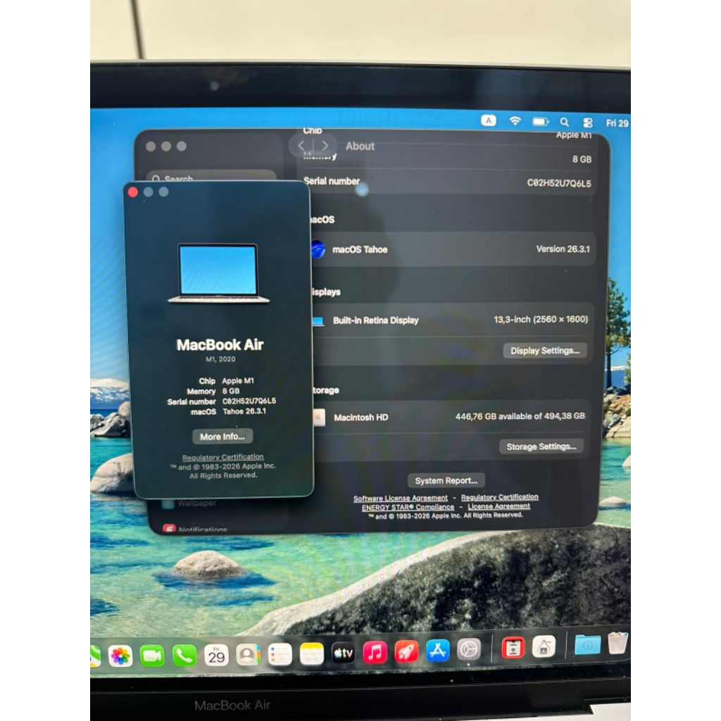 MacBook Air M1 8GB/512GB Mulus 13inch