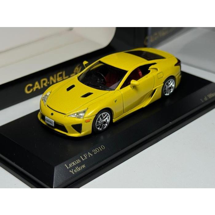 Carnel 64 Lexus LFA 2010 Yellow Diecast Kyosho