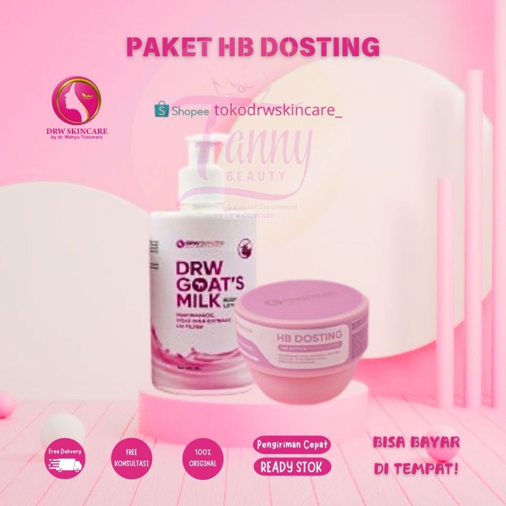 DRW Skincare Paket HB Dosting | Lotion Siang dan Malam