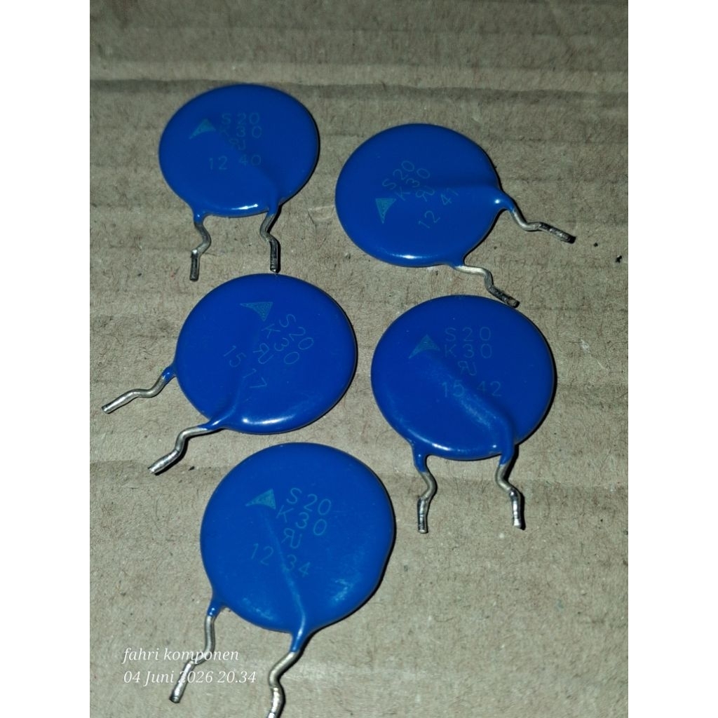VARISTOR EPCOS S20K30 30VAC 38VDC ORI
