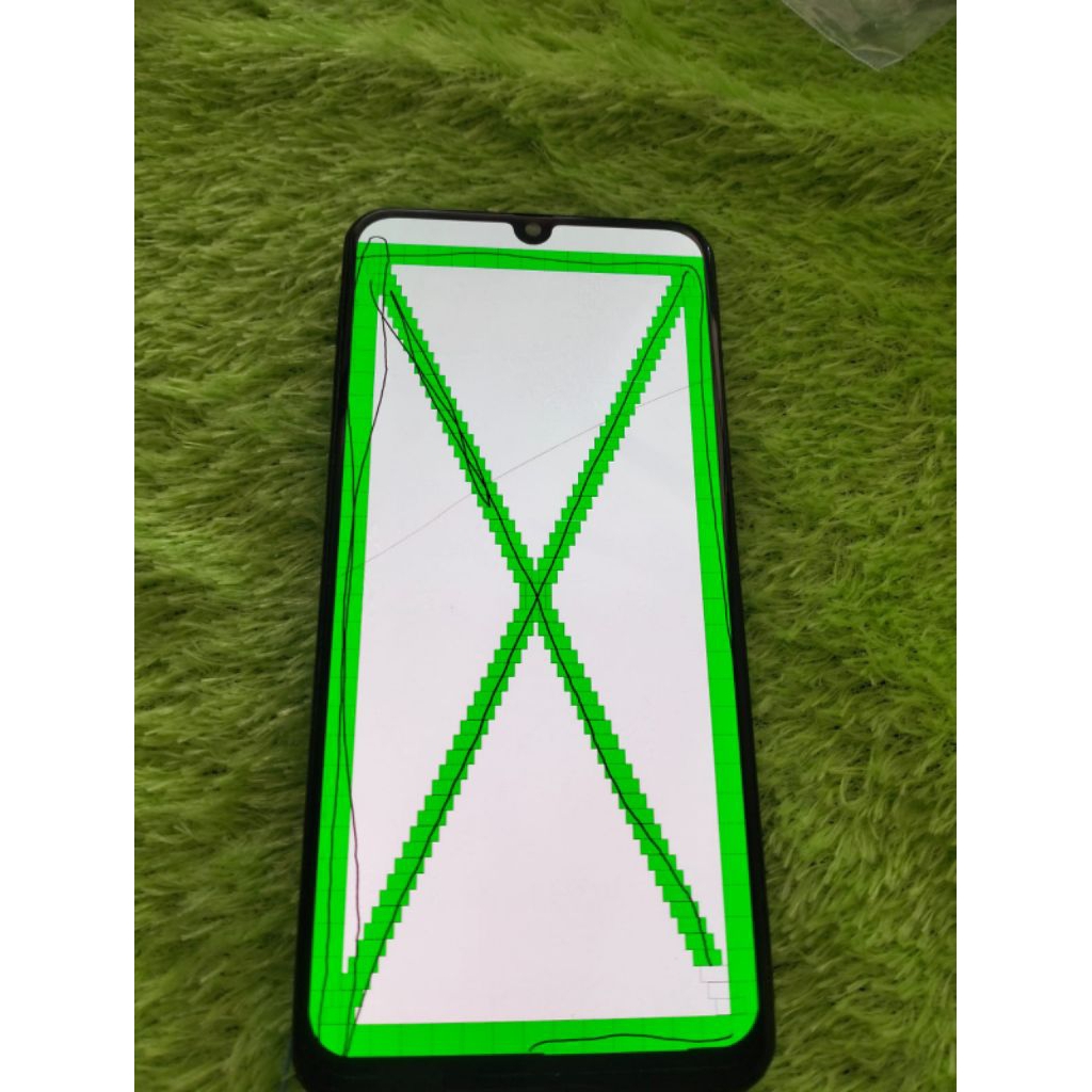 frame lcd touchscreen Samsung a50 a505 copotan minus