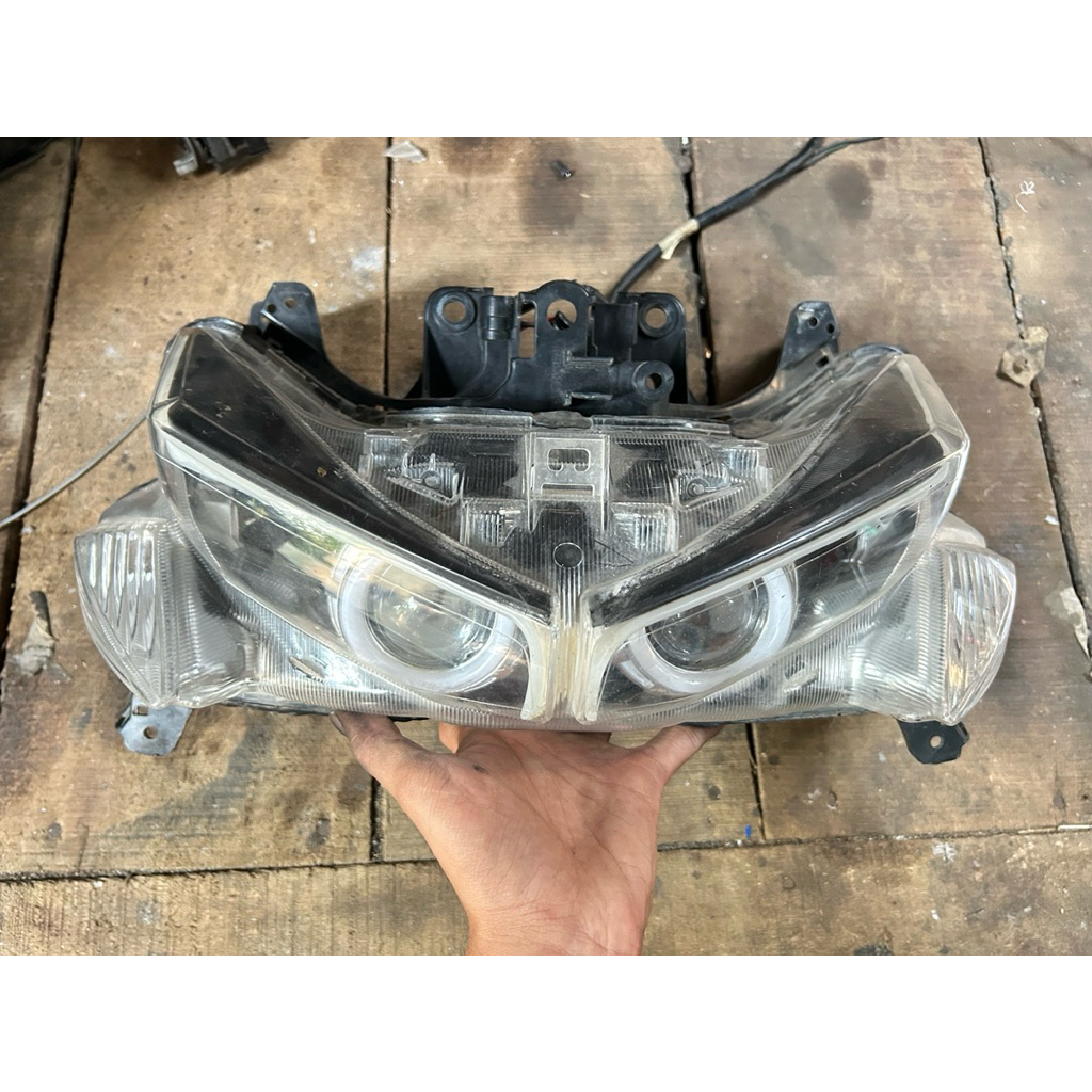 Headlamp reflektor lampu depan Yamaha Aerox 155 old custom lampu biled original
