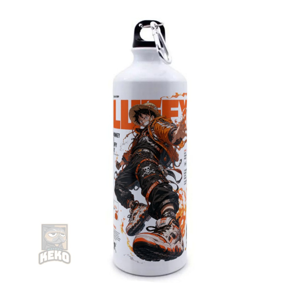 Botol Sport One Piece Luffy Streetwear Magazine Cover