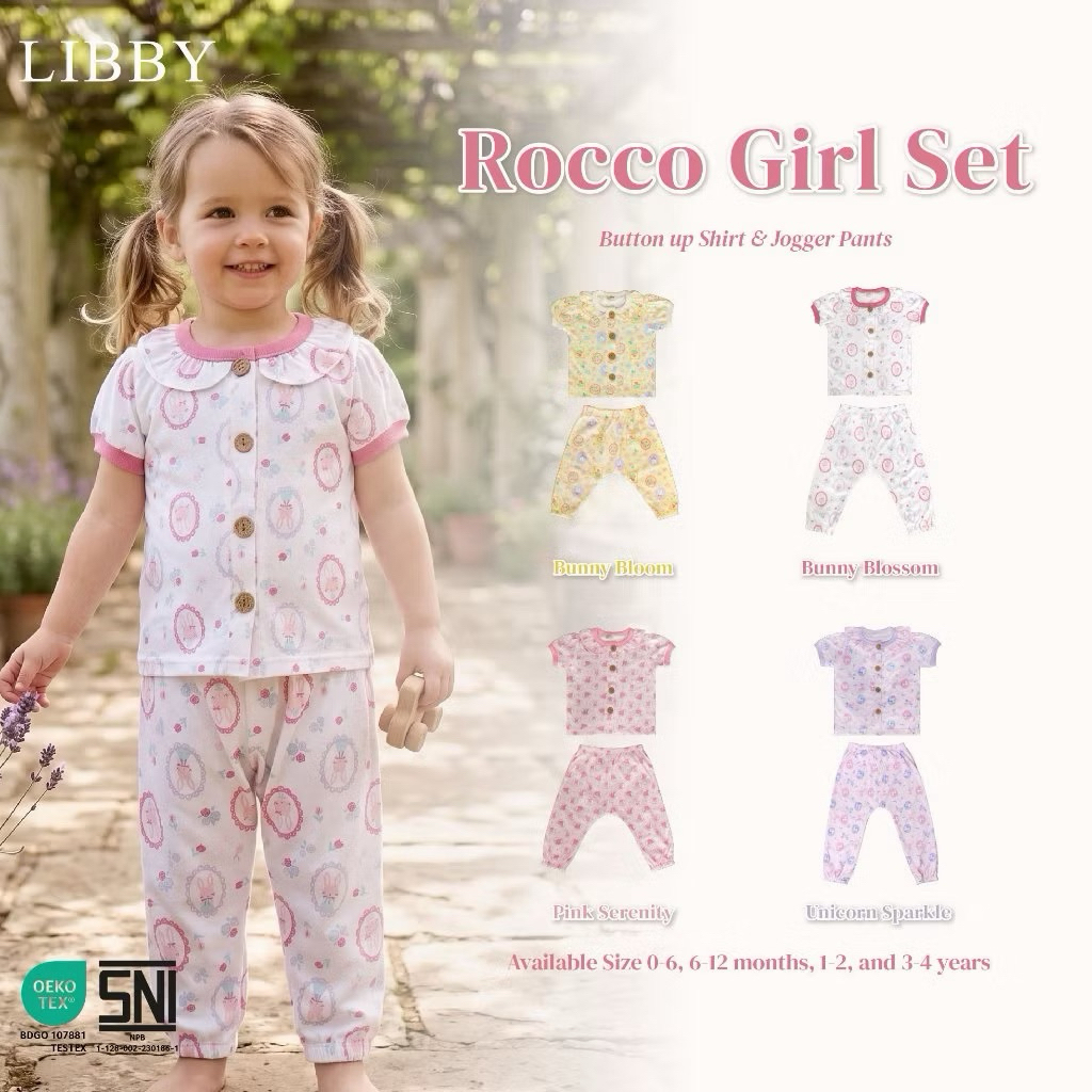 LIBBY EARTH COLORS SERIES ROCCO SET - SETELAN SET CELANA JOGER/LIBBY ROCCO SET