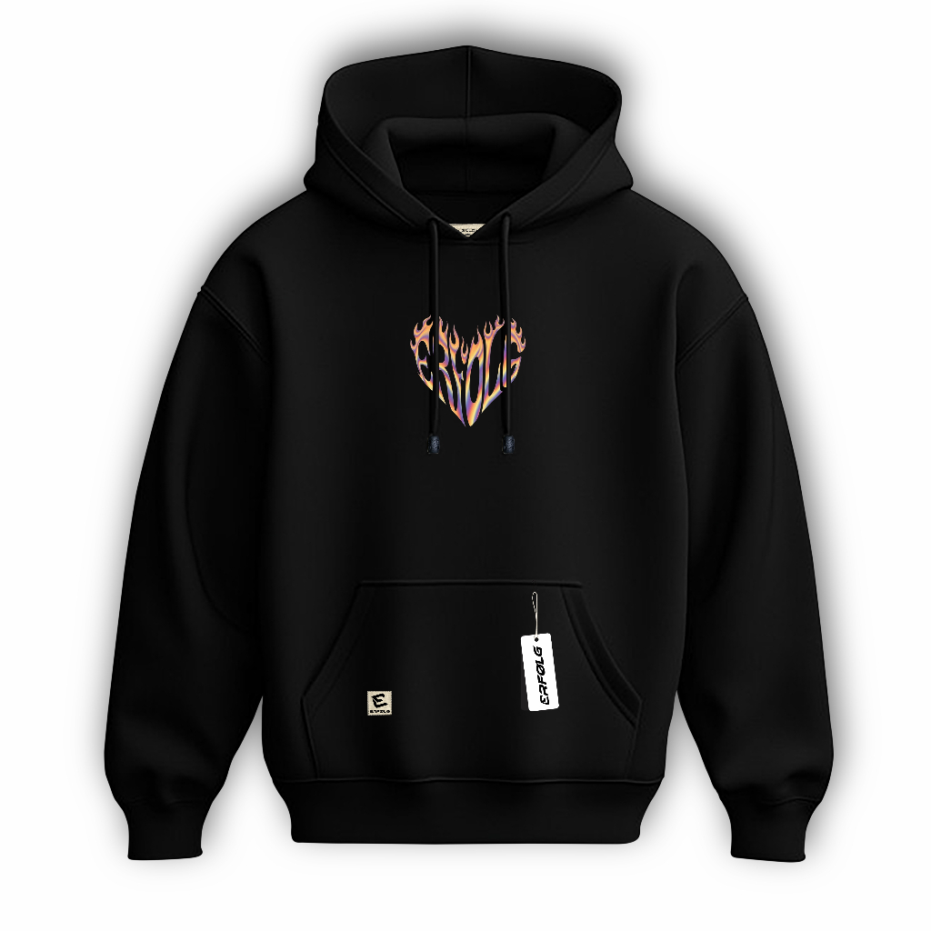 Hoodie Cowok Original Erfolg Clothing Sweater Hodie Pria Black Sablon Fleece Tebal Premium Switer Ob
