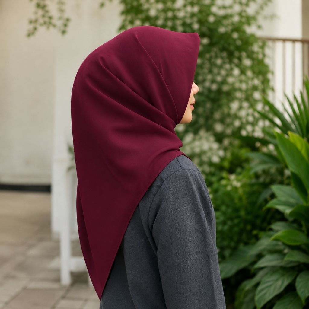 HIJAB SEGI EMPAT PARIS JADOEL PREMIUM // S4 PARIS JADUL PREMIUM // SEGIEMPAT PARIS PREMIUM