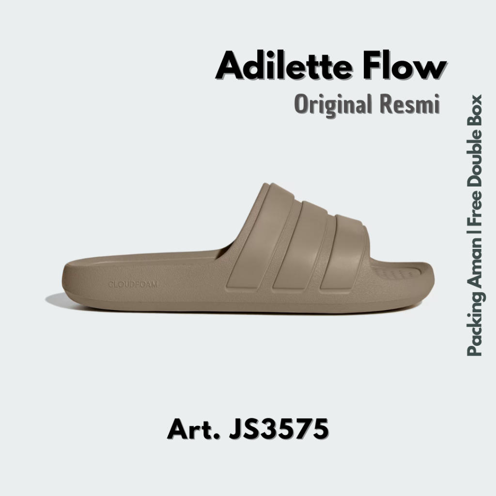 Sandal adidas Adilette Flow Slide Blanch Cargo Original Resmi