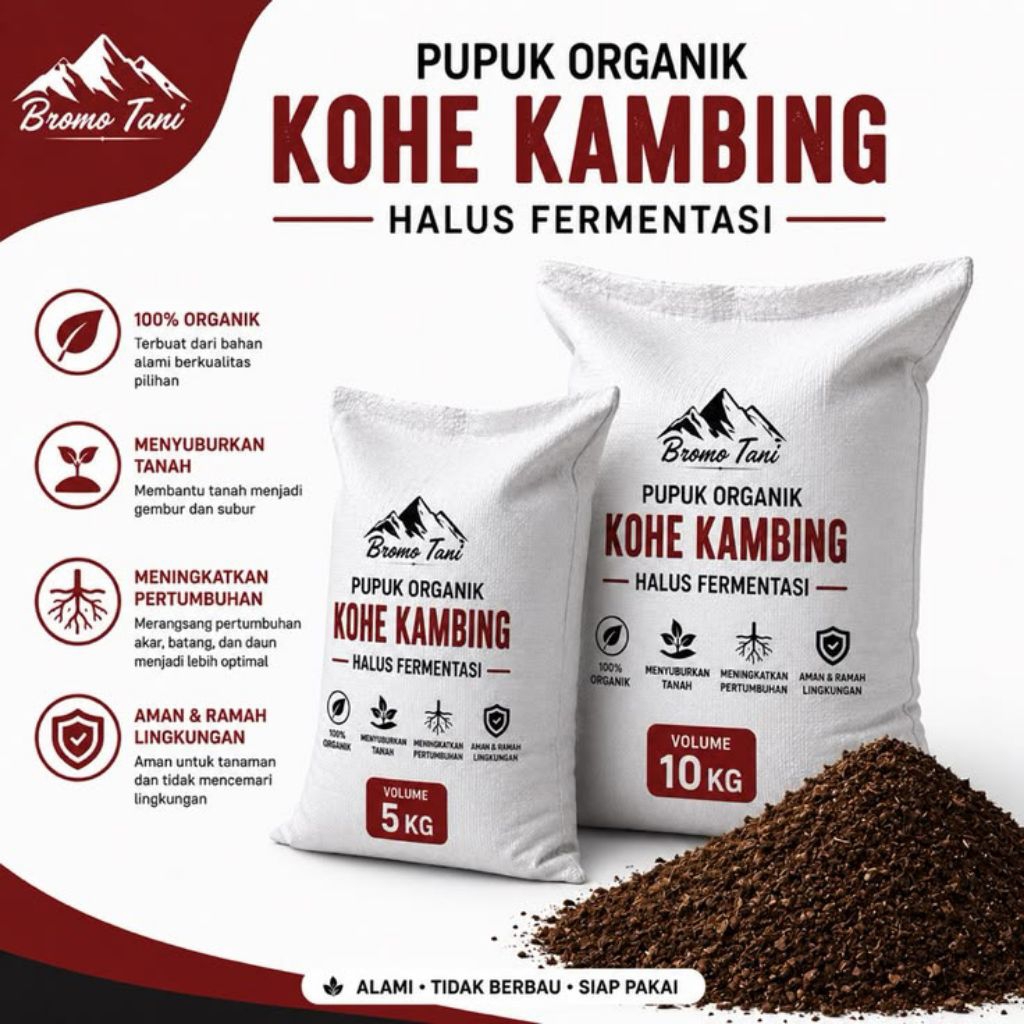 Kohe Kambing fermentasi 1kg