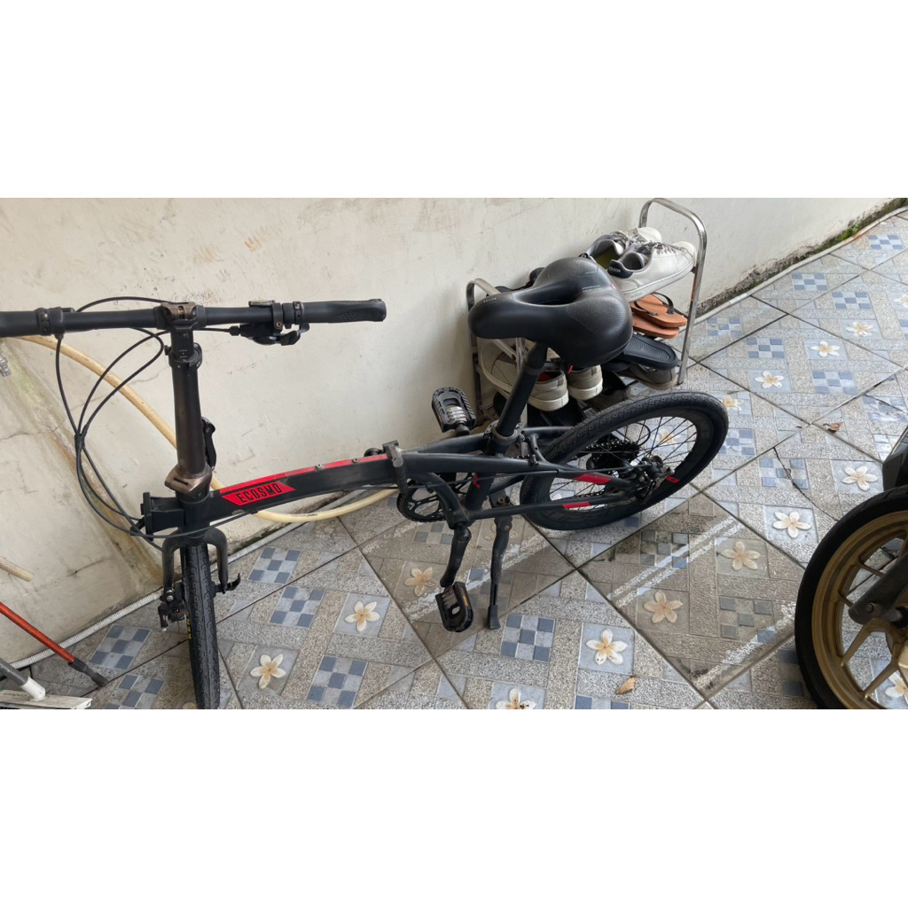 Sepeda Lipat Element Ecosmo 8 Speed