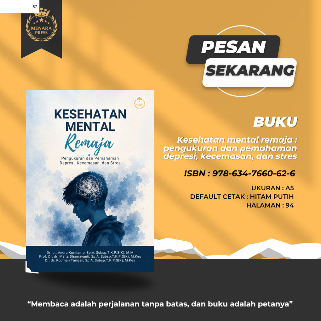 Kesehatan Mental Remaja: Pengukuran dan Pemahaman Depresi, Kecemasan, dan Stres