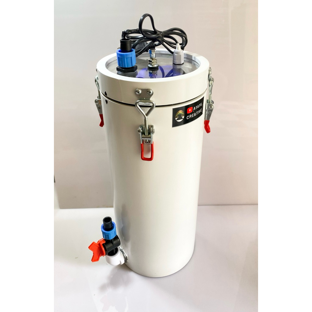 Canister filter DIY 6 inch 40 cm tutup transparan | Fullset tabung