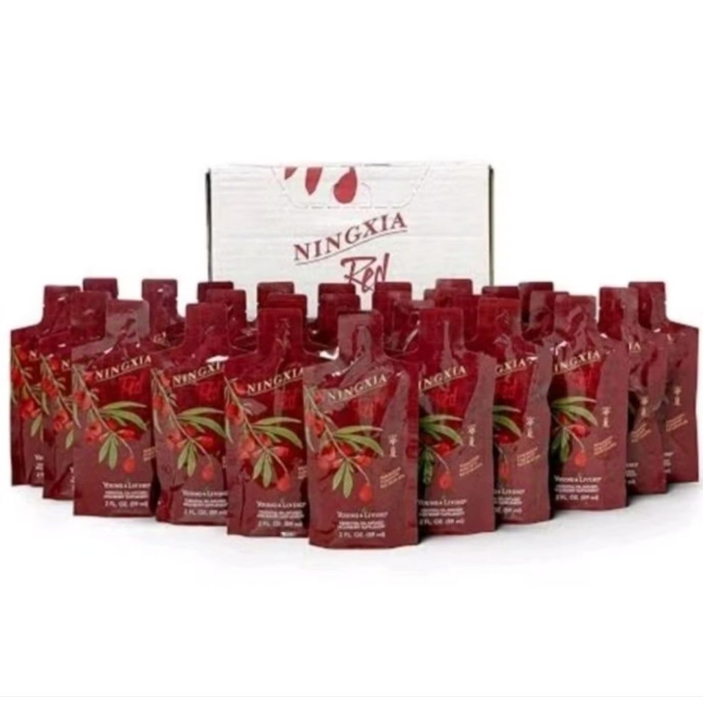 NINGXIA YOUNG LIVING | NINGXIA RED SACHET 1 KOTAK ISI 30 SACHET SEGEL ORIGINAL
